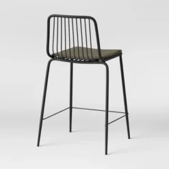 Set Of 2 Sodra Rounded Seat Wire Counter Height Barstool Black - Threshold™ -Furni Style Shop GUEST 6b7f294e b01b 43f7 ab3c d0ae1779d18d