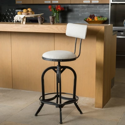 Stirling Adjustable Barstool - Christopher Knight Home 3 Stirling Adjustable Barstool - Christopher Knight Home
