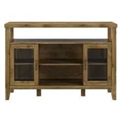 Rustic Transitional Double Door Highboy Buffet - Saracina Home -Furni Style Shop GUEST 70616bee 9544 481f ac90 2b81fb998cdc