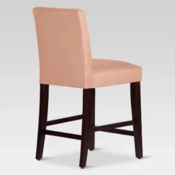 25" Velvet Parsons Counter Height Barstool Wood - Threshold™ -Furni Style Shop GUEST 73d6775c 2065 441e 8c07 519e9bd63b1c