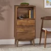 Rabun Handcrafted Mid-Century Modern Mango Wood 3 Drawer Chest Light Oak - Christopher Knight Home -Furni Style Shop GUEST 73da14ef 4322 4d70 867a cb45f3727761