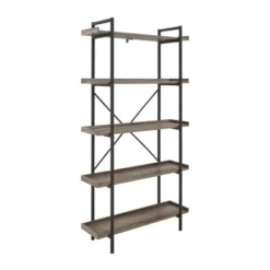 68" 5 Tray Shelf Urban Pipe X Back Bookshelf - Saracina Home 21 68" 5 Tray Shelf Urban Pipe X Back Bookshelf - Saracina Home -Furni Style Shop GUEST 7546ba45 c02f 4ca7 b12d e99f32bb0573