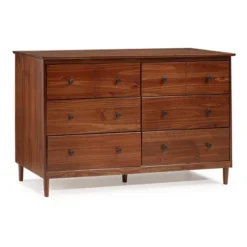 Stiva Classic Mid-Century Modern Horizontal 6 Drawer Dresser - Saracina Home 39 Stiva Classic Mid-Century Modern Horizontal 6 Drawer Dresser - Saracina Home -Furni Style Shop GUEST 78791d89 6431 4350 b98b c4637b18a0d0