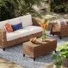 Brookfield Steel Wicker Patio Sofa - Light Brown - Threshold™ -Furni Style Shop GUEST 7f3c7231 05db 4c19 9535 cdd8dad40792 1