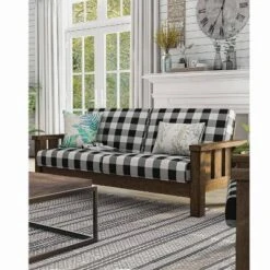 Jovie Gingham Rustic Sofa - HOMES: Inside + Out -Furni Style Shop GUEST 7f82f1e6 5ee6 49ab a034 ce2d29133308