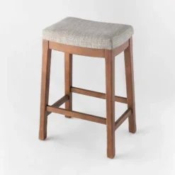 Candor Wood And Upholstered Saddle Counter Height Barstool - Threshold™ 12 Candor Wood And Upholstered Saddle Counter Height Barstool - Threshold™ -Furni Style Shop GUEST 80c1f2de 5ac5 48a3 9160 9e552e51230e