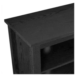Transitional 6 Cubby Wood Open Storage Wood TV Stand For TVs Up To 80"- Saracina Home -Furni Style Shop GUEST 8558ee0a 9225 42d5 a511 7df8f8dfda97