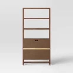 70.5" Warwick Storage Bookcase Brown - Threshold™ -Furni Style Shop GUEST 85980270 0fc8 4a5b ba6e e66fa9ae95c9
