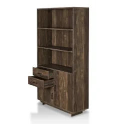 69.8" Tappan Bookcase With Cabinet Reclaimed Oak - HOMES: Inside + Out -Furni Style Shop GUEST 864a616a ddd2 49d9 b2b9 c42fba9c9ec9