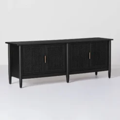 Wood & Cane Media Console - Hearth & Hand™ With Magnolia -Furni Style Shop GUEST 8c214c83 72c3 4b2c 9fb2 be4d35e92388