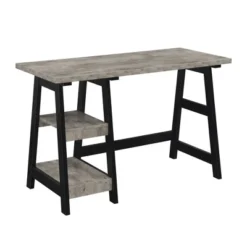 Designs2Go Trestle Desk With Shelves - Breighton Home -Furni Style Shop GUEST 90586636 b0dd 40ee bbf8 ea6a12b7038b