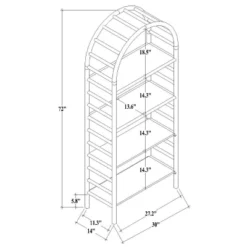 72" Holladay Curved Wooden Bookcase - Threshold™ Designed With Studio McGee 19 72" Holladay Curved Wooden Bookcase - Threshold™ Designed With Studio McGee -Furni Style Shop GUEST 907a020b f8bd 48ff ad78 2332a2c16f0a