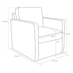 Pinetops Swivel Base Accent Chair - Threshold™ -Furni Style Shop GUEST 9122e1e1 4b4a 4722 a4d8 a5610912f064