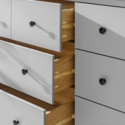 Stiva Classic Mid-Century Modern Horizontal 6 Drawer Dresser - Saracina Home 34 Stiva Classic Mid-Century Modern Horizontal 6 Drawer Dresser - Saracina Home -Furni Style Shop GUEST 91898bd5 b026 4577 881c aaf75dec2792