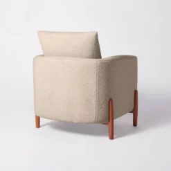 Elroy Faux Shearling Accent Chair With Wood Legs - Threshold™ Designed With Studio McGee 16 Elroy Faux Shearling Accent Chair With Wood Legs - Threshold™ Designed With Studio McGee -Furni Style Shop GUEST 9253b8cf 4e11 4a1b aeb0 11fec1e0f29d