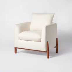 Elroy Faux Shearling Accent Chair With Wood Legs - Threshold™ Designed With Studio McGee 22 Elroy Faux Shearling Accent Chair With Wood Legs - Threshold™ Designed With Studio McGee -Furni Style Shop GUEST 92cdde9c f944 4b57 a938 462963d536a2