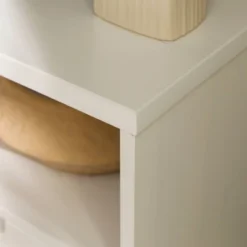 Cara Mid-Century Modern 3 Drawer Corner TV Stand For TVs Up To 58" - Saracina Home -Furni Style Shop GUEST 93d82664 945e 4f11 bfce e3f4fb0093c8