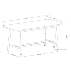 Shaker Dining Table - Natural - Hearth & Hand™ With Magnolia -Furni Style Shop GUEST 9464db63 6fbb 4d64 91f7 7d79e13f5a9e