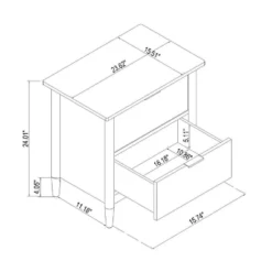 2-Drawer Wood Nightstand - Hearth & Hand™ With Magnolia 16 2-Drawer Wood Nightstand - Hearth & Hand™ With Magnolia -Furni Style Shop GUEST 971ccb20 a9d4 45f7 ad1f 49bb4a97cfa2