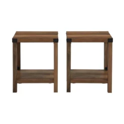 Set Of 2 Sophie Rustic Farmhouse X Frame Side Tables - Saracina Home -Furni Style Shop GUEST 97d1aae4 b5cf 4310 ae80 df5ce5fb7d85