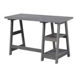 Designs2Go Trestle Desk With Shelves - Breighton Home -Furni Style Shop GUEST 9cad49bd 83b7 4f83 bd99 ae6bd6f52dd4