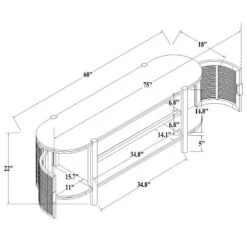 Portola Hills Caned Door TV Stand For TVs Up To 60" - Threshold™ Designed With Studio McGee 24 Portola Hills Caned Door TV Stand For TVs Up To 60" - Threshold™ Designed With Studio McGee -Furni Style Shop GUEST a0956830 d71f 43eb 95fa 09eff023a340