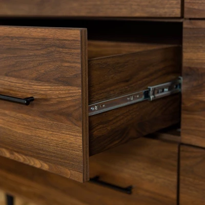 Higgins Modern Horizontal 6 Drawer Dresser - Saracina Home 7 Higgins Modern Horizontal 6 Drawer Dresser - Saracina Home - Image 5