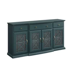 Selma Transitional 3 Tiered Ornate Fretwork Door Sideboard - Saracina Home -Furni Style Shop GUEST a805ffd1 b690 4ffe 9d92 5dadc7236258
