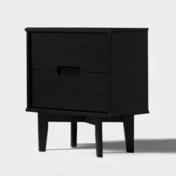 Mid-Century Modern Wood Nightstand - Saracina Home -Furni Style Shop GUEST ac2c7f4e acf2 4034 9a9b 9e38eef4eb3f