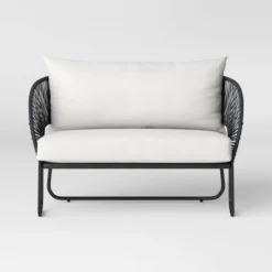 Mackworth Rope Patio Loveseat - Black - Threshold™ 9 Mackworth Rope Patio Loveseat - Black - Threshold™ -Furni Style Shop GUEST ada3f823 ecf5 43e9 ac51 1cfc88166e37