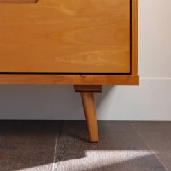 Cara 3 Drawer Mid-Century Modern 3 Drawer TV Stand For TVs Up To 80" - Saracina Home -Furni Style Shop GUEST adfc6377 a2f8 4667 b301 db0ca03593e7