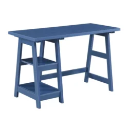 Designs2Go Trestle Desk With Shelves - Breighton Home -Furni Style Shop GUEST ae99fa3d b1bb 4f8b adb7 cdefd1a7b494