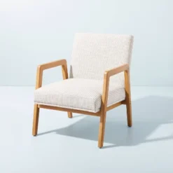 Upholstered Wood Framed Accent Arm Chair - Hearth & Hand™ With Magnolia -Furni Style Shop GUEST af5b8d5d 4da7 4bc1 b0d6 8a338795b23d