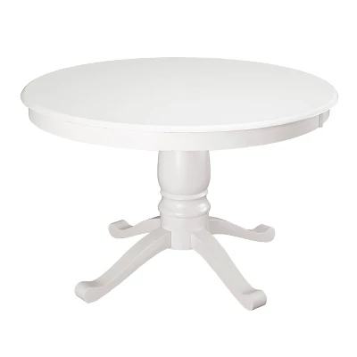 5pc Kale Pedestal Dining Set - White - Buylateral 4 5pc Kale Pedestal Dining Set - White - Buylateral - Image 2