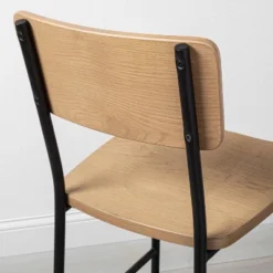 Wood & Steel Counter Stool -Natural/Black - Hearth & Hand™ With Magnolia -Furni Style Shop GUEST b498780f acb6 439a 8075 5ebbe2789791