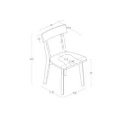 Set Of 2 Bombelli Modern Dining Chair Black - Threshold™ -Furni Style Shop GUEST b4d023ff 4934 4313 b7a2 f6a4907943a5