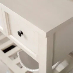 48" Farmhouse Solid Wood 2 Drawer Buffet White - Saracina Home -Furni Style Shop GUEST b5853194 2753 4ee0 a18a 2cc770d50078