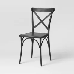 Set Of 2 Malden French Bistro Dining Chair Black - Threshold™ -Furni Style Shop GUEST b98d5729 0c98 484d 974b 0fef9dc964cb