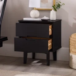 Mid-Century Modern Wood Nightstand - Saracina Home -Furni Style Shop GUEST bb8cd0af 9f2f 4c69 916e ce68660dee05