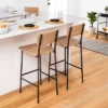 Wood & Steel Bar Stool - Natural/Black - Hearth & Hand⢠With Magnolia 1 Wood & Steel Bar Stool - Natural/Black - Hearth & Hand⢠With Magnolia -Furni Style Shop GUEST bd1a7971 cbb7 457c a7dd 09a043f0655a