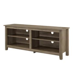 Transitional 4 Cubby Wood Open Storage TV Stand For TVs Up To 65"- Saracina Home 31 Transitional 4 Cubby Wood Open Storage TV Stand For TVs Up To 65"- Saracina Home -Furni Style Shop GUEST c0aba6c0 bbb4 4e90 83a5 3c73b3261eaf
