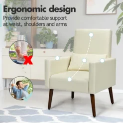 Tangkula 2-in-1 Upholstered Rocking Chair With Wood Leg & Pillow Relax Sofa Chair Light Grey/Beige/Dark Gray 20 Tangkula 2-in-1 Upholstered Rocking Chair With Wood Leg & Pillow Relax Sofa Chair Light Grey/Beige/Dark Gray -Furni Style Shop GUEST c2648639 0b43 4898 a8fe 51b7d8c995be