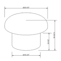 Maddalena Mushroom Stool - Opalhouse™ Designed With Jungalow™ -Furni Style Shop GUEST c2878331 038a 4ac5 ad14 266eb978ce44