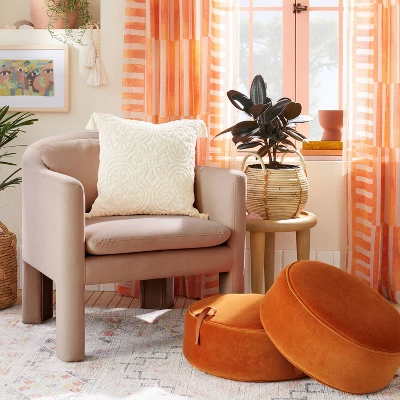 Olivia Round Pouf Rust - Opalhouse™ Designed With Jungalow™ 3 Olivia Round Pouf Rust - Opalhouse™ Designed With Jungalow™