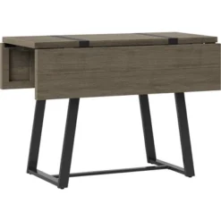 Brimfield Metal Base Extendable Dining Table Brown - Threshold™ -Furni Style Shop GUEST c4bbb164 0ea0 4507 8b94 e6b05687e2be