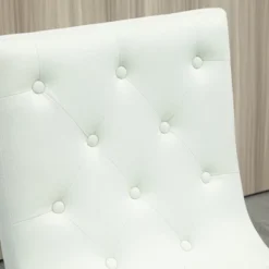 HOMCOM Bar Stools Set Of 2, Swivel Bar Chairs, 25.5" High Fabric Tufted Breakfast Barstools For Kitchen Counter, Cream White 9 HOMCOM Bar Stools Set Of 2, Swivel Bar Chairs, 25.5" High Fabric Tufted Breakfast Barstools For Kitchen Counter, Cream White -Furni Style Shop GUEST c6894d97 b617 48f0 a8ab de2d9f3bba9e