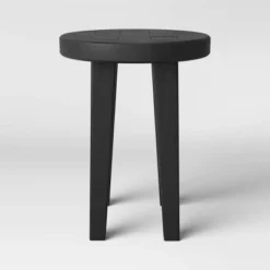 Woodland Carved Wood Accent Table - Black - Threshold 11 Woodland Carved Wood Accent Table - Black - Threshold -Furni Style Shop GUEST c81a09d3 1741 4f8f 8822 8ba23599b9d6