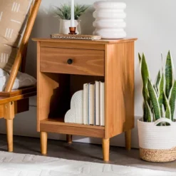 Stiva Classic Mid-Century Modern 1 Drawer Nightstand - Saracina Home 29 Stiva Classic Mid-Century Modern 1 Drawer Nightstand - Saracina Home -Furni Style Shop GUEST c8343d55 c0d1 497d 9f75 4abb98c8f971