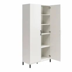 36" Vario 2 Door Wide Storage Cabinet White - Room & Joy -Furni Style Shop GUEST c879db20 3583 49eb 8e39 54e1bf5abe2a