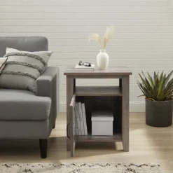 Transitional Classic Windowpane Storage Side Table - Saracina Home 17 Transitional Classic Windowpane Storage Side Table - Saracina Home -Furni Style Shop GUEST cbb37e54 c745 4571 a7b5 4aeb205775c7